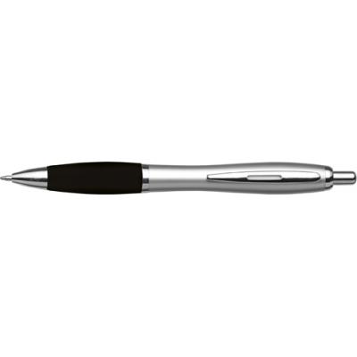 Image of Plastic ballpen, silver barrel