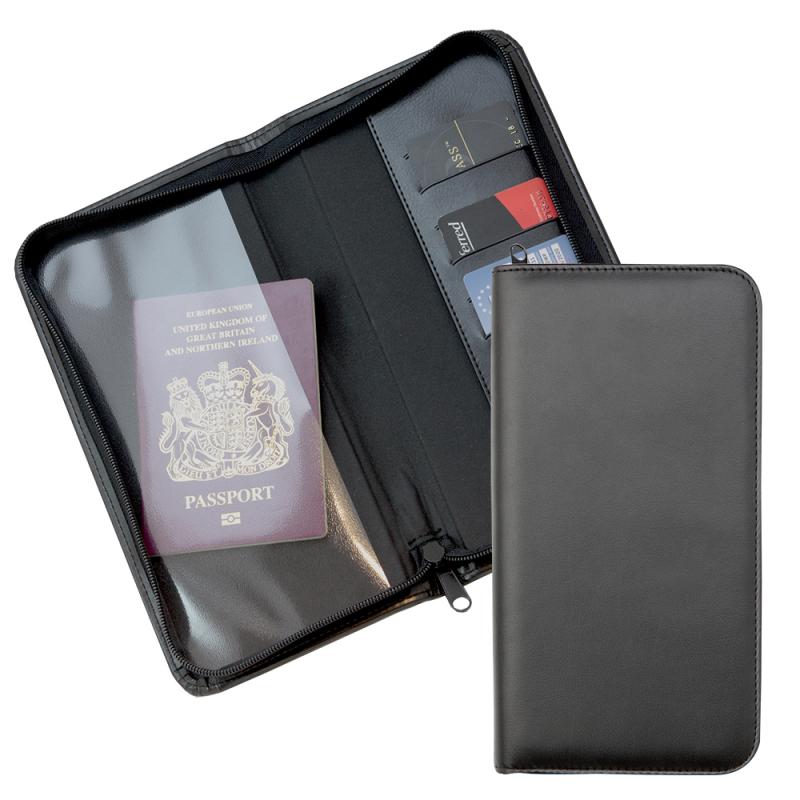 Zipped Travel Wallet